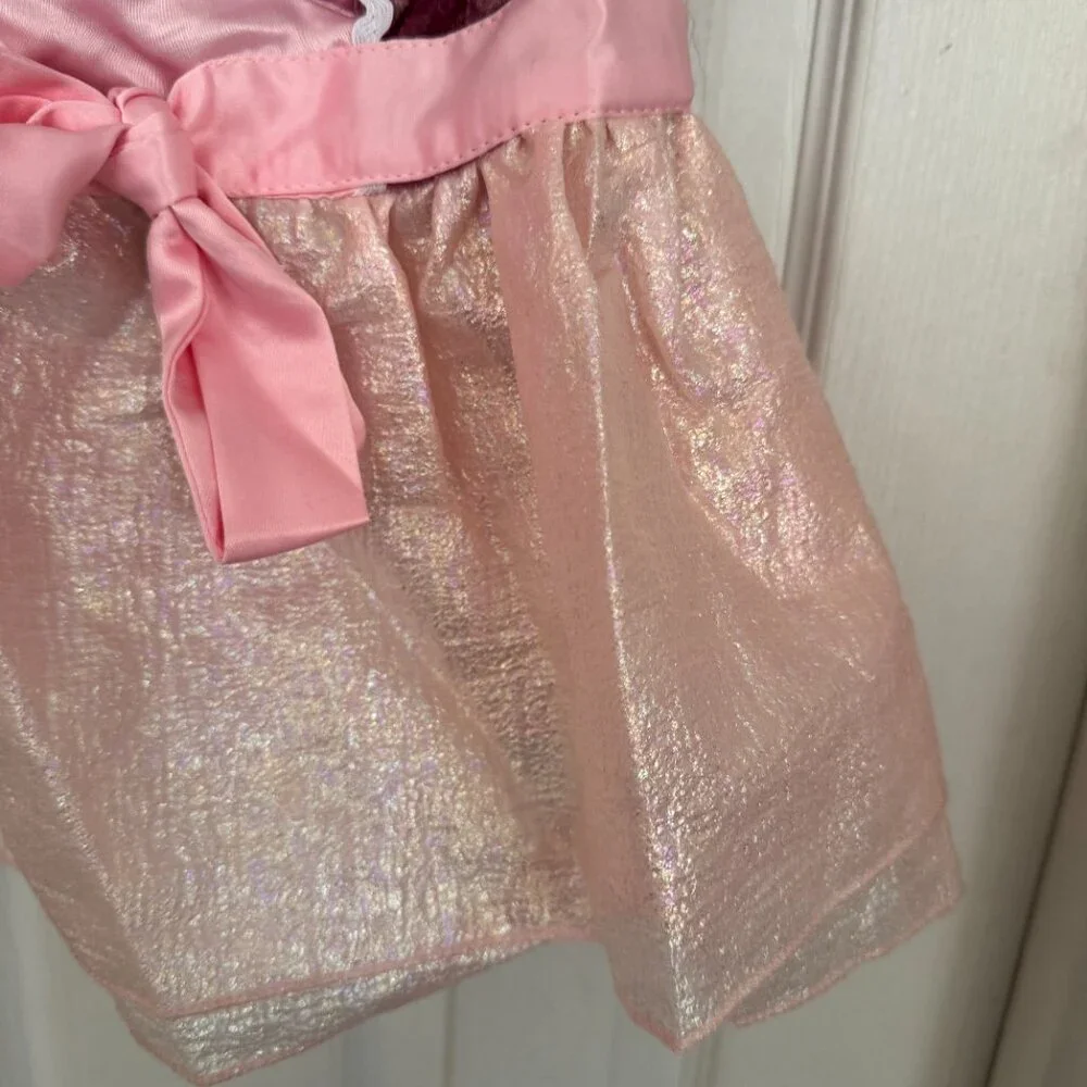 EUC Ministry of Rascals Pet Princess Dog Costume, Pink Dress with Tiara, Large